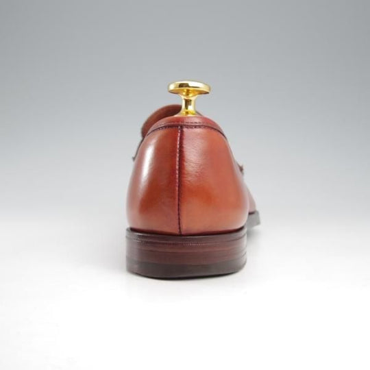 極上★クロケット&ジョーンズ 5.5E【定価￥86,900-★HARVARD 2/ハーバード】コインローファー/376ラスト/カーフ/茶/Crockett&Jones★k463