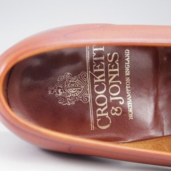極上★クロケット&ジョーンズ 5.5E【定価￥86,900-★HARVARD 2/ハーバード】コインローファー/376ラスト/カーフ/茶/Crockett&Jones★k463