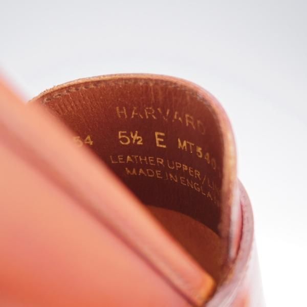 極上★クロケット&ジョーンズ 5.5E【定価￥86,900-★HARVARD 2/ハーバード】コインローファー/376ラスト/カーフ/茶/Crockett&Jones★k463