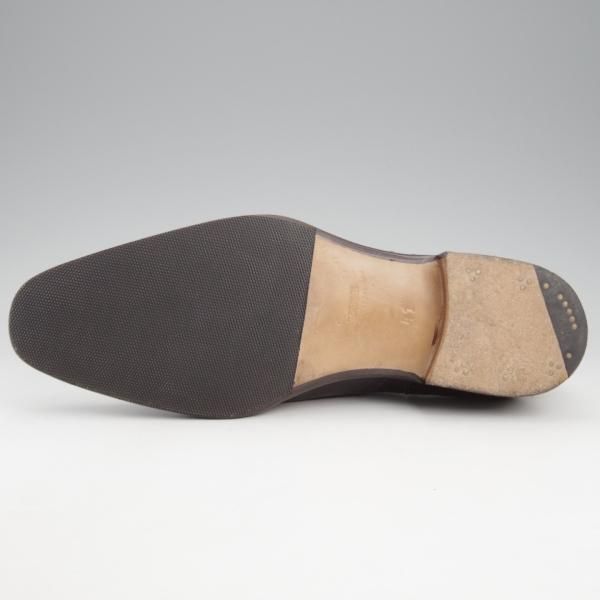 美品★(東欧)VASS/ヴァーシュ SIZE 41【現行定価14万円程度★ミュージアムカーフ/Uラスト/Alt English】セミブローグ/濃茶★k464