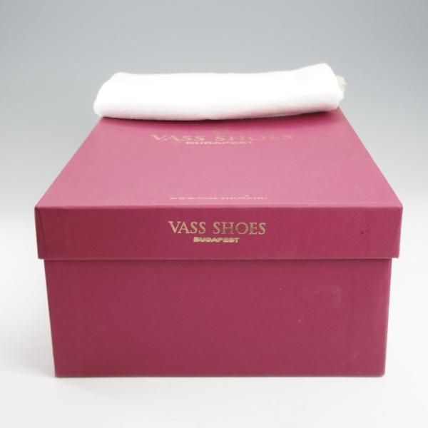 美品★(東欧)VASS/ヴァーシュ SIZE 41【現行定価14万円程度★ミュージアムカーフ/Uラスト/Alt English】セミブローグ/濃茶★k464