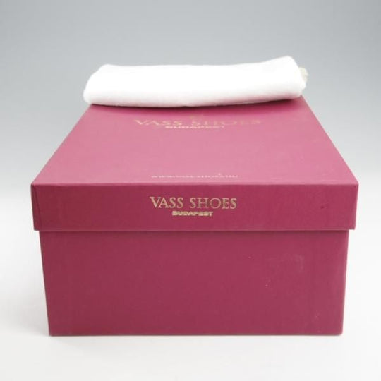 美品★(東欧)VASS/ヴァーシュ SIZE 41【現行定価14万円程度★ミュージアムカーフ/Uラスト/Alt English】セミブローグ/濃茶★k464