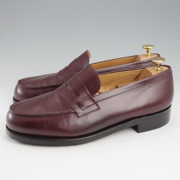 極上★J.M.ウエストン 7E【定価￥137,500-★180/コインローファー】41ラスト/ボックスカーフ/赤茶/Weston/ウェストン★k468