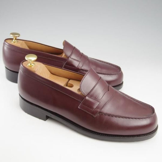 極上★J.M.ウエストン 7E【定価￥137,500-★180/コインローファー】41ラスト/ボックスカーフ/赤茶/Weston/ウェストン★k468
