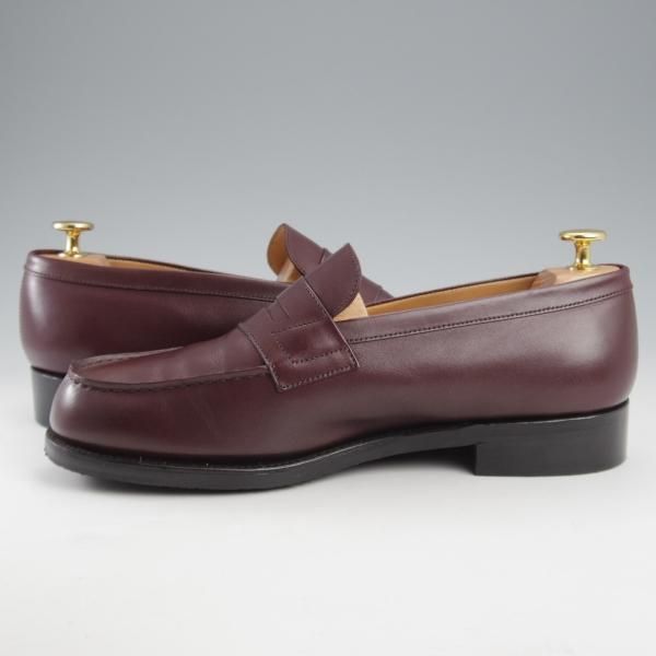 極上★J.M.ウエストン 7E【定価￥137,500-★180/コインローファー】41ラスト/ボックスカーフ/赤茶/Weston/ウェストン★k468