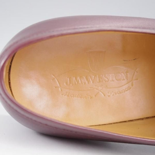 極上★J.M.ウエストン 7E【定価￥137,500-★180/コインローファー】41ラスト/ボックスカーフ/赤茶/Weston/ウェストン★k468