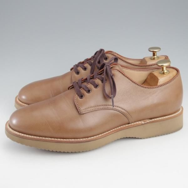 極美品★オールデン 7D【現行定価13万円程度★ミリタリーラスト/ナチュラル色/クロムエクセルレザー】N5409/プレーントゥ/ALDEN★k470