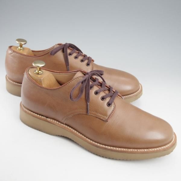 極美品★オールデン 7D【現行定価13万円程度★ミリタリーラスト/ナチュラル色/クロムエクセルレザー】N5409/プレーントゥ/ALDEN★k470