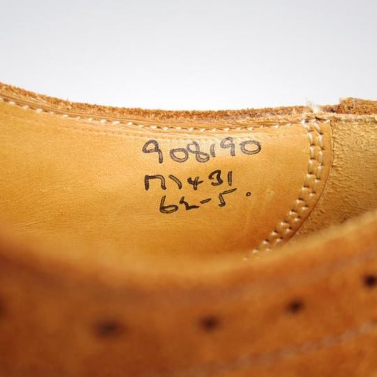 極上★トリッカーズ SIZE 6.5【貴重★MARRY JANE/メリージェーン】M7431/モンクストラップ/スエード/茶/メンズ/Tricker's★k476