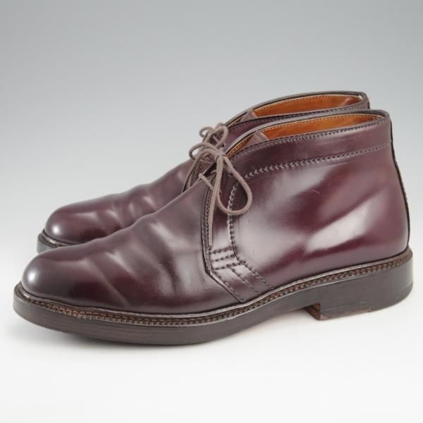 極上★オールデン 6D【定価￥189,200-★コードバン仕様/1339】バリーラスト/チャッカブーツ/#8/バーガンディー/赤茶/メンズ/ALDEN★k479