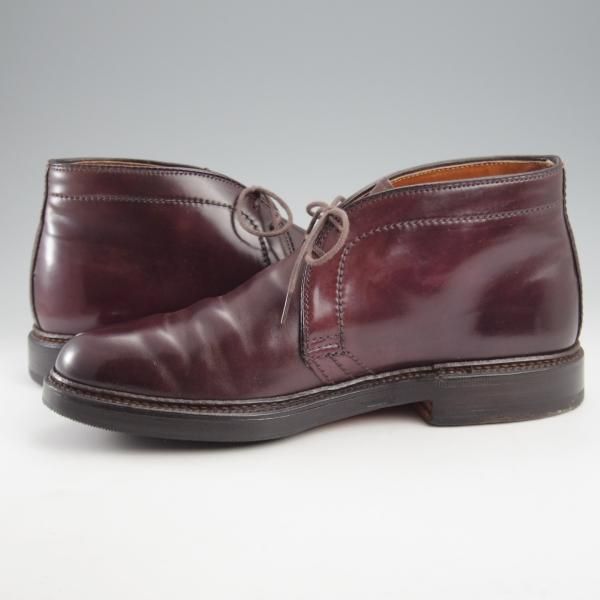 極上★オールデン 6D【定価￥189,200-★コードバン仕様/1339】バリーラスト/チャッカブーツ/#8/バーガンディー/赤茶/メンズ/ALDEN★k479