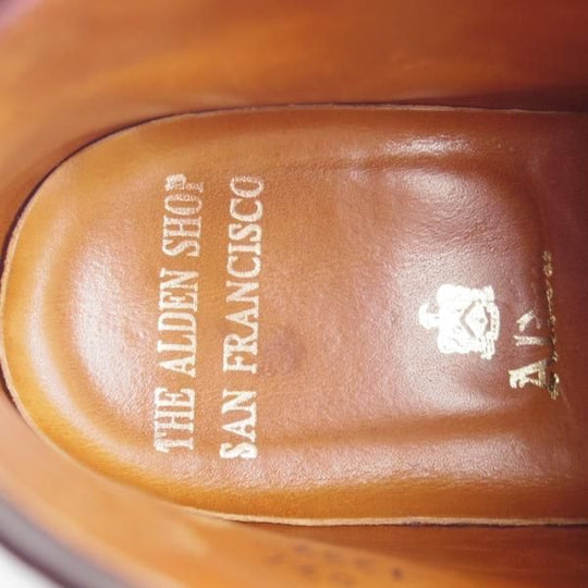 極上★オールデン 6D【定価￥189,200-★コードバン仕様/1339】バリーラスト/チャッカブーツ/#8/バーガンディー/赤茶/メンズ/ALDEN★k479