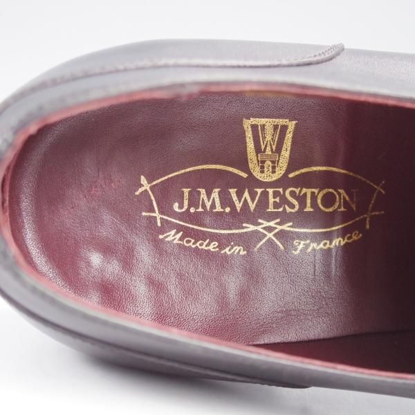美品★J.M.ウエストン 6.5C【現行定価￥198,000-★ウルトラウエストン/346/プレーントゥ】S1ラスト/ボックスカーフ/黒/Weston★k480