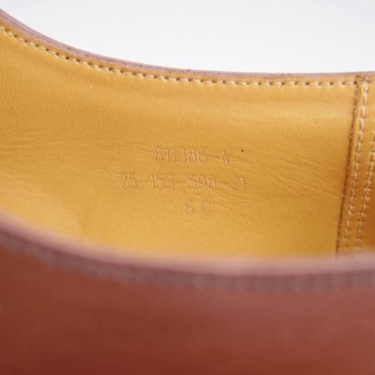 極上★J.M.ウエストン 6C【定価￥159,500-★ハーフハント/598】Uチップ/25ラスト/ボックスカーフ/RED ETRUSCO/Weston/ウェストン★k481