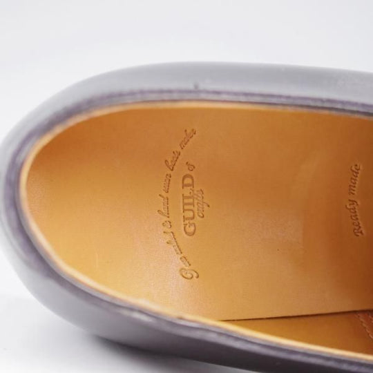 未使用★(浅草)ギルド・オブ・クラフツ SIZE 8(S)【定価￥115,500-★Blackie/(英国製)純正シューツリー付き】ストレートチップ/黒★k482