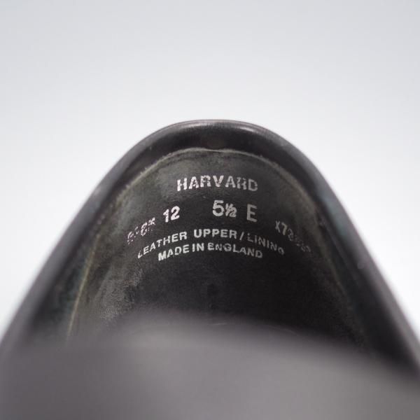 極美品★クロケット&ジョーンズ 5.5E【★コインローファー/HARVARD】ハーバード/314ラスト/カーフ/黒/メンズ/Crockett&Jones★k483