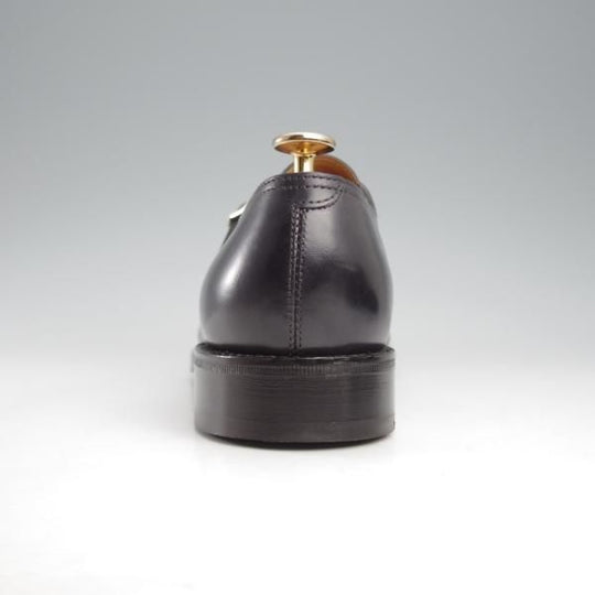 極美品★ジョンロブ 6E【定価￥205,200-★ミュージアムカーフ/RINGMORE】0015ラスト/モンクストラップ/黒/メンズ/JOHN LOBB★k485