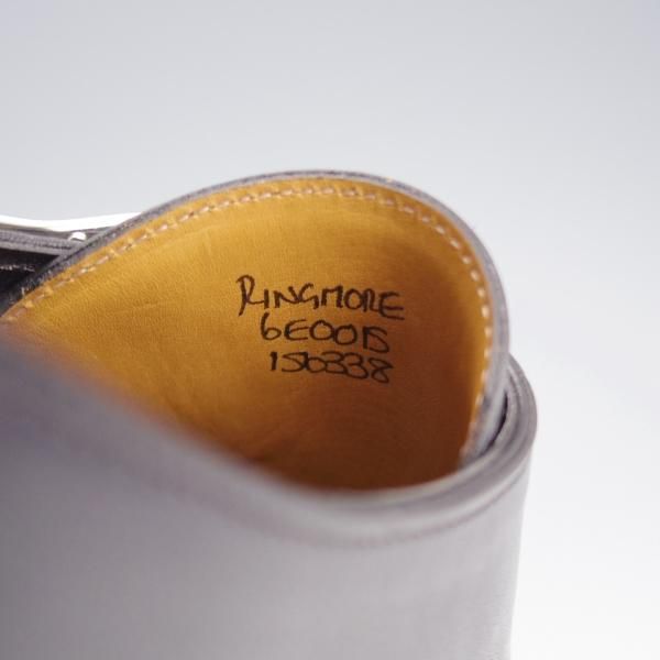 極美品★ジョンロブ 6E【定価￥205,200-★ミュージアムカーフ/RINGMORE】0015ラスト/モンクストラップ/黒/メンズ/JOHN LOBB★k485