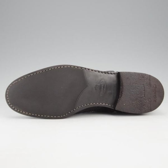 美品★チャーチ(レディース) SIZE 37【定価￥176,000-★バーウッド/BURWOOD WG】ポリッシュドバインダーカーフ/黒/Church'★k486
