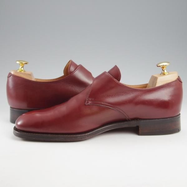 ★クロケット&ジョーンズ 7E【貴重★(英)ポールスミス別注/GROSVENOR】248ラスト/モンクストラップ/赤茶/メンズ/Crockett&Jones★k487