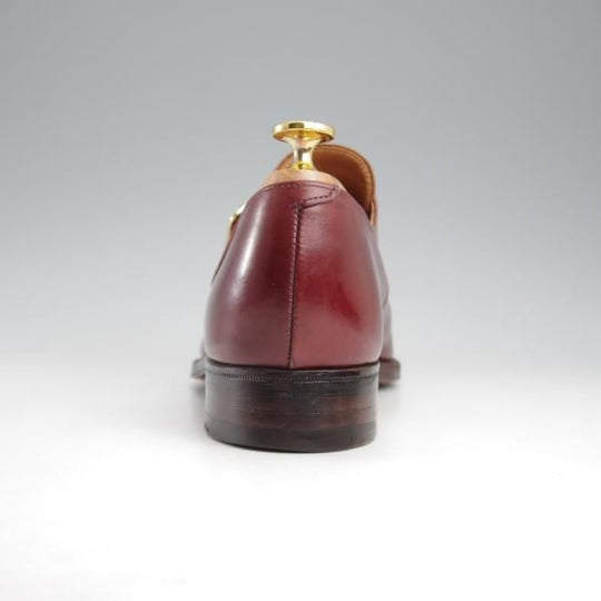 ★クロケット&ジョーンズ 7E【貴重★(英)ポールスミス別注/GROSVENOR】248ラスト/モンクストラップ/赤茶/メンズ/Crockett&Jones★k487