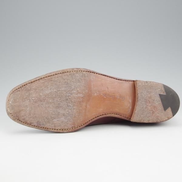 ★クロケット&ジョーンズ 7E【貴重★(英)ポールスミス別注/GROSVENOR】248ラスト/モンクストラップ/赤茶/メンズ/Crockett&Jones★k487