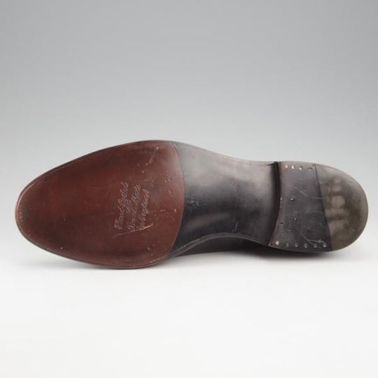 未使用★トリッカーズ SIZE 8.5-4(UK8程度)【現行定価10万円以上★パンチドキャップトゥ/黒】カーフ/メンズ/Tricker's★k488