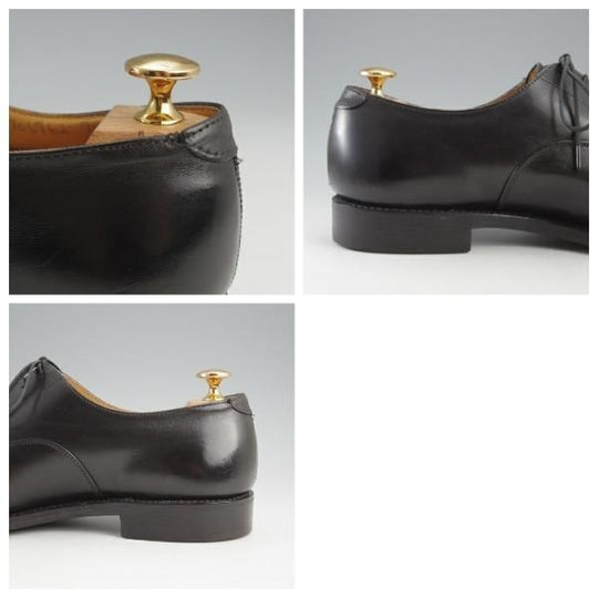 未使用★トリッカーズ SIZE 8.5-4(UK8程度)【現行定価10万円以上★パンチドキャップトゥ/黒】カーフ/メンズ/Tricker's★k488