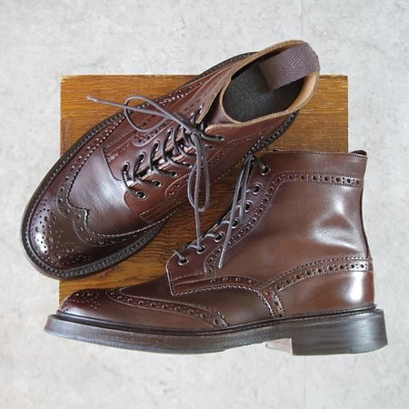 極上★トリッカーズ SIZE 7【定価￥132,000-★MALTON/モールトン】M2508/カントリーブーツ/カーフ/Espresso/濃茶/メンズ/Tricker's★k489