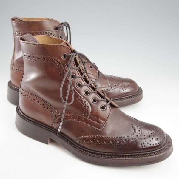 極上★トリッカーズ SIZE 7【定価￥132,000-★MALTON/モールトン】M2508/カントリーブーツ/カーフ/Espresso/濃茶/メンズ/Tricker's★k489
