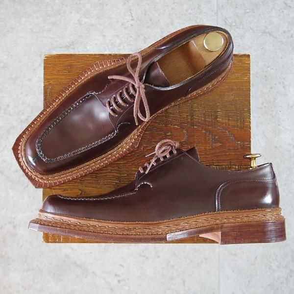 未使用★(浅草)ギルド・オブ・クラフツ US7C程度【税込上代￥220,000-★ノルウィージャン製法/純正ツリー付】濃茶★k490