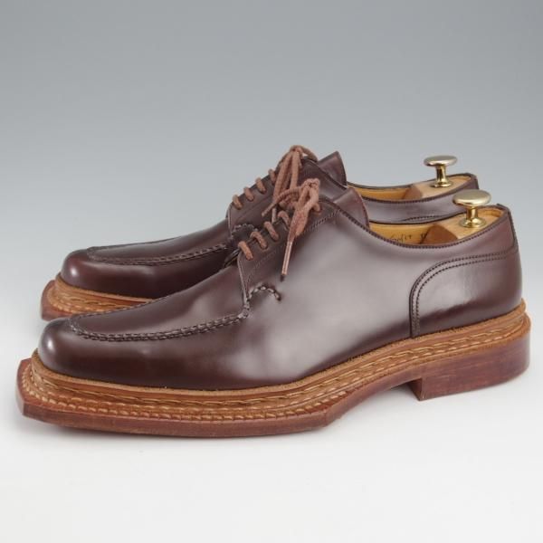 未使用★(浅草)ギルド・オブ・クラフツ US7C程度【税込上代￥220,000-★ノルウィージャン製法/純正ツリー付】濃茶★k490