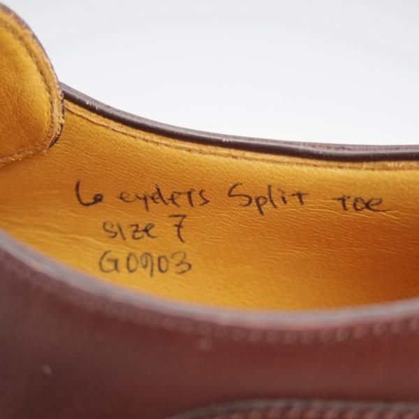 未使用★(浅草)ギルド・オブ・クラフツ US7C程度【税込上代￥220,000-★ノルウィージャン製法/純正ツリー付】濃茶★k490