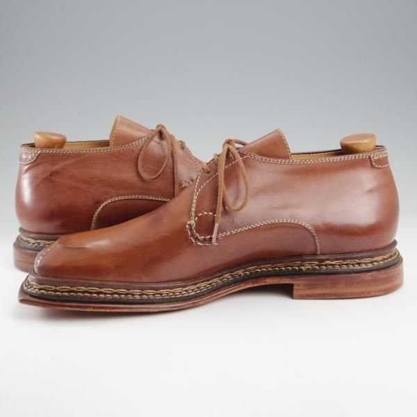 未使用★(浅草)ギルド・オブ・クラフツ US7E程度【税込上代￥253,000-★ノルウィージャン製法/純正ツリー付】茶★k491