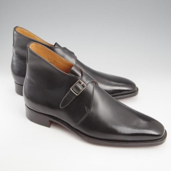 未使用★(HM)ギルド・オブ・クラフツ US7.5D【税込上代￥242,000-★Patrice/ハンドソーンウェルテッド製法】ジョージブーツ/黒★k492