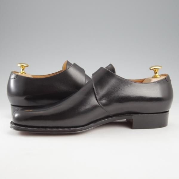 未使用★(HM)ギルド・オブ・クラフツ US6.5C【税込上代￥198,000-★Goofy/ハンドソーンウェルテッド製法】モンクストラップ/黒★k494