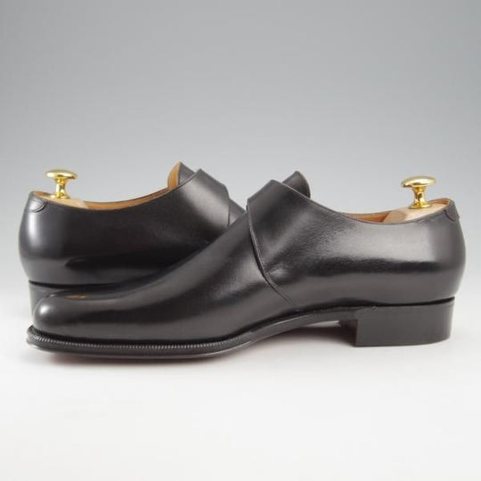 未使用★(HM)ギルド・オブ・クラフツ US6.5C【税込上代￥198,000-★Goofy/ハンドソーンウェルテッド製法】モンクストラップ/黒★k494