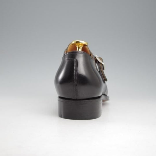 未使用★(HM)ギルド・オブ・クラフツ US6.5C【税込上代￥198,000-★Goofy/ハンドソーンウェルテッド製法】モンクストラップ/黒★k494