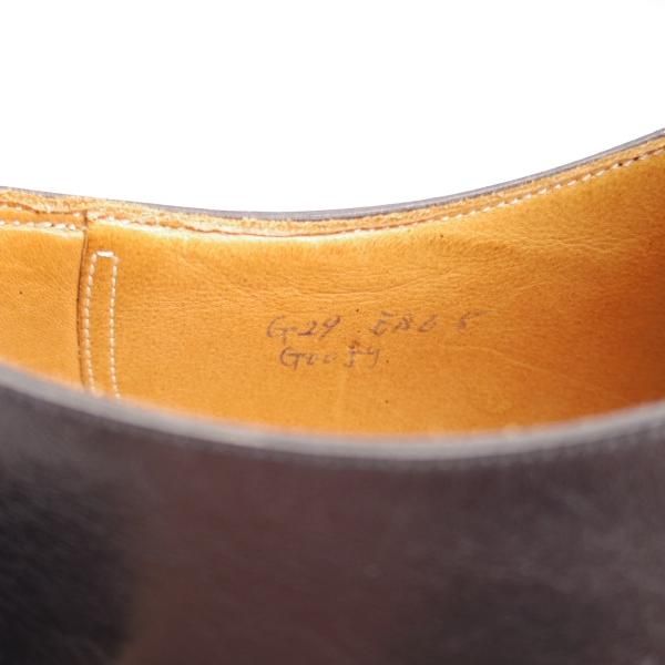 未使用★(HM)ギルド・オブ・クラフツ US6.5C【税込上代￥198,000-★Goofy/ハンドソーンウェルテッド製法】モンクストラップ/黒★k494