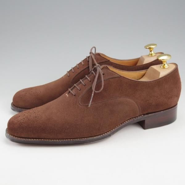 未使用★(HM)ギルド・オブ・クラフツ US7D【税込上代￥165,000-★Toffee/ハンドソーンウェルテッド製法】スエード/濃茶★k496