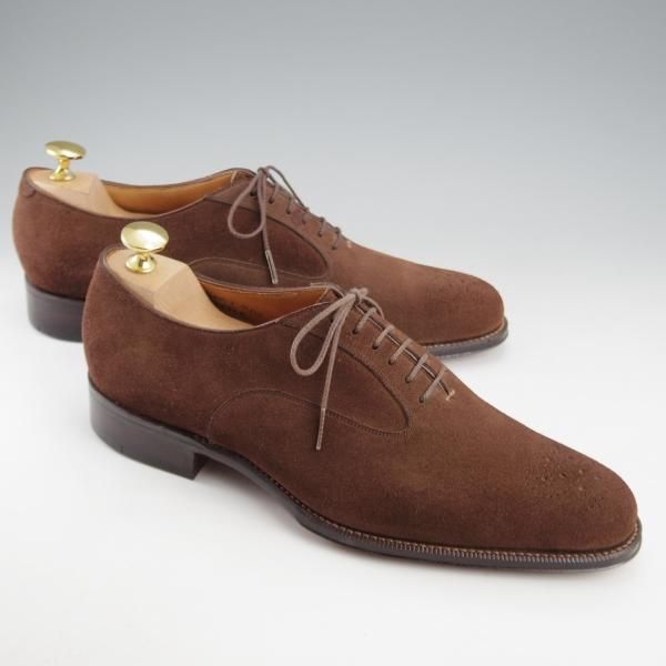 未使用★(HM)ギルド・オブ・クラフツ US7D【税込上代￥165,000-★Toffee/ハンドソーンウェルテッド製法】スエード/濃茶★k496