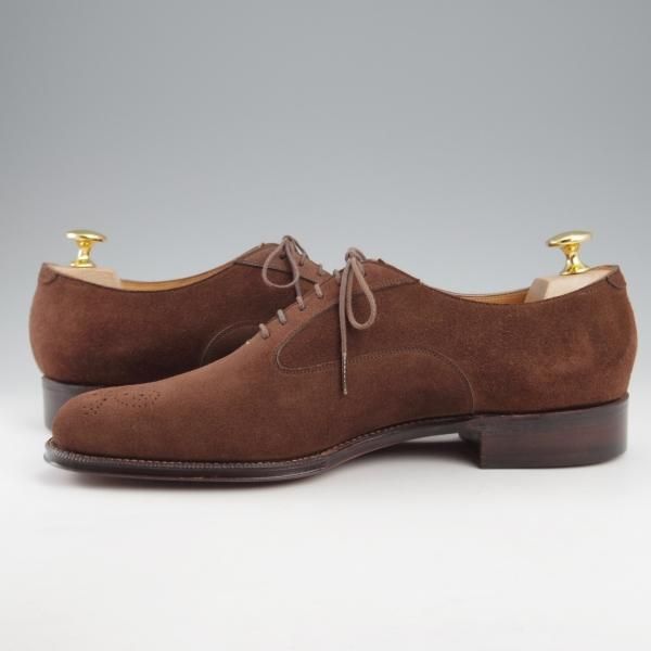 未使用★(HM)ギルド・オブ・クラフツ US7D【税込上代￥165,000-★Toffee/ハンドソーンウェルテッド製法】スエード/濃茶★k496