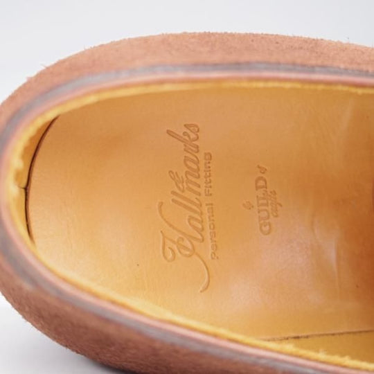 未使用★(HM)ギルド・オブ・クラフツ US7D【税込上代￥165,000-★Toffee/ハンドソーンウェルテッド製法】スエード/濃茶★k496