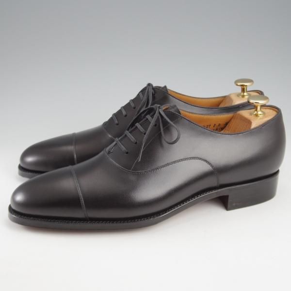 未使用★(浅草)ギルド・オブ・クラフツ SIZE 8(S)【定価￥115,500-★Blackie/ストレートチップ】カーフ/黒/メンズ/Guild of crafts★k499