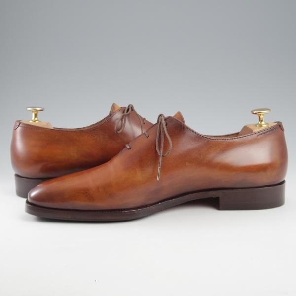 美品 ベルルッティ アレッサンドロ 5.5 パティーヌ ベネチアンカーフ Berluti ベルルッティ 美品 不朽の名作 スクリット カリグラフィ