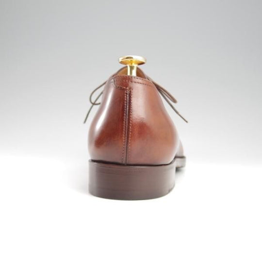 極美品★(仏)ベルルッティ SIZE 8.5【モデル定価￥353,100-★アレッサンドロ/ALESSANDRO】ヴェネチアレザー/ホールカット/茶/Berluti★k500
