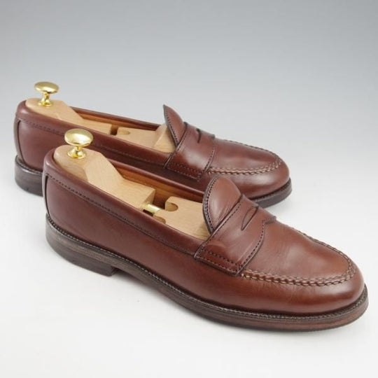 ★オールデン 6D【現行定価13万円程度★コインローファー/6764/ユナイテッドアローズ別注】ヴァンラスト/カーフ/濃茶/メンズ/ALDEN★k502