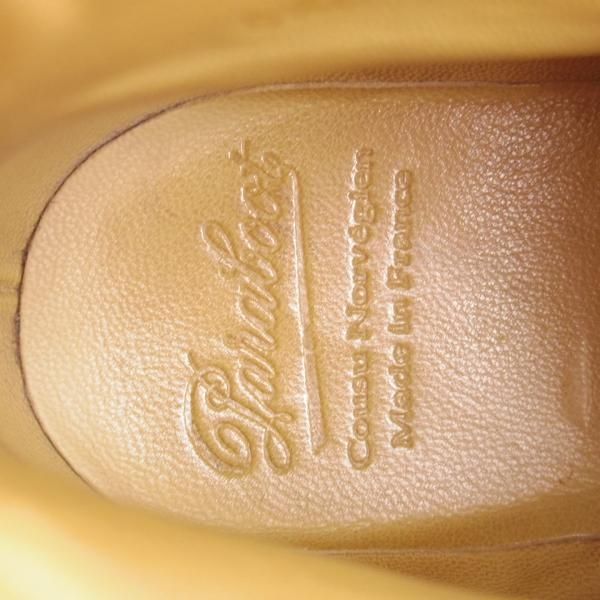 極美品★パラブーツ SIZE 6.5【貴重★フォック仕様(アザラシの毛皮)/MUCY】ミューシー/チロリアンブーツ/マロン/茶/Paraboot★k504