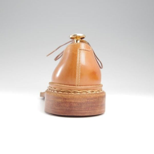 未使用★(浅草)ギルド・オブ・クラフツ US7D程度【税込上代￥220,000-★ノルウィージャン製法/ストレートチップ】薄茶★k507