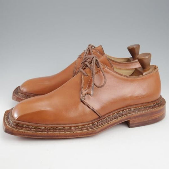 未使用★(浅草)ギルド・オブ・クラフツ US8E程度【税込上代￥220,000-★ノルウィージャン製法/純正ツリー付】薄茶★k508